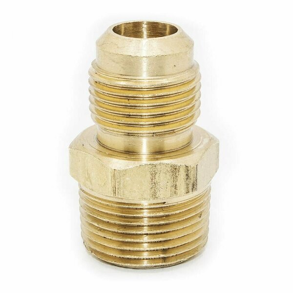 Thrifco Plumbing #48 1/2 Inch x 1/2 Inch Brass Flare MIP Adapter 6948019